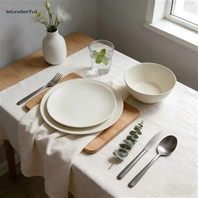 Beige Väri Matte Glaze Keramiikka
